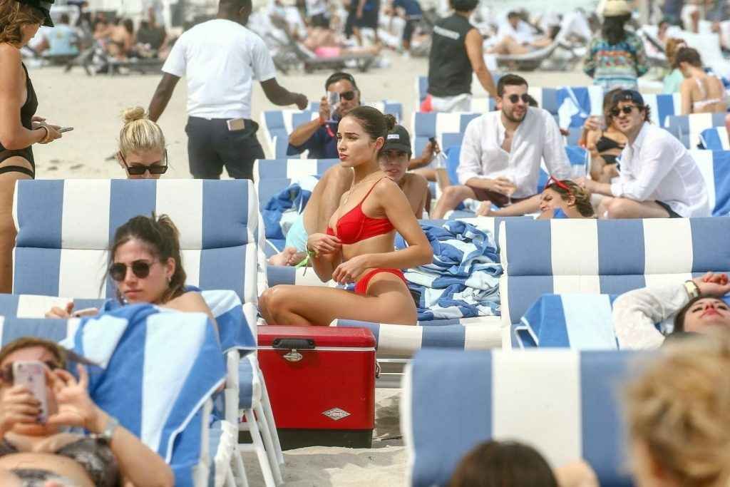 Olivia Culpo et Devon Windsor en bikini à Miami Beach