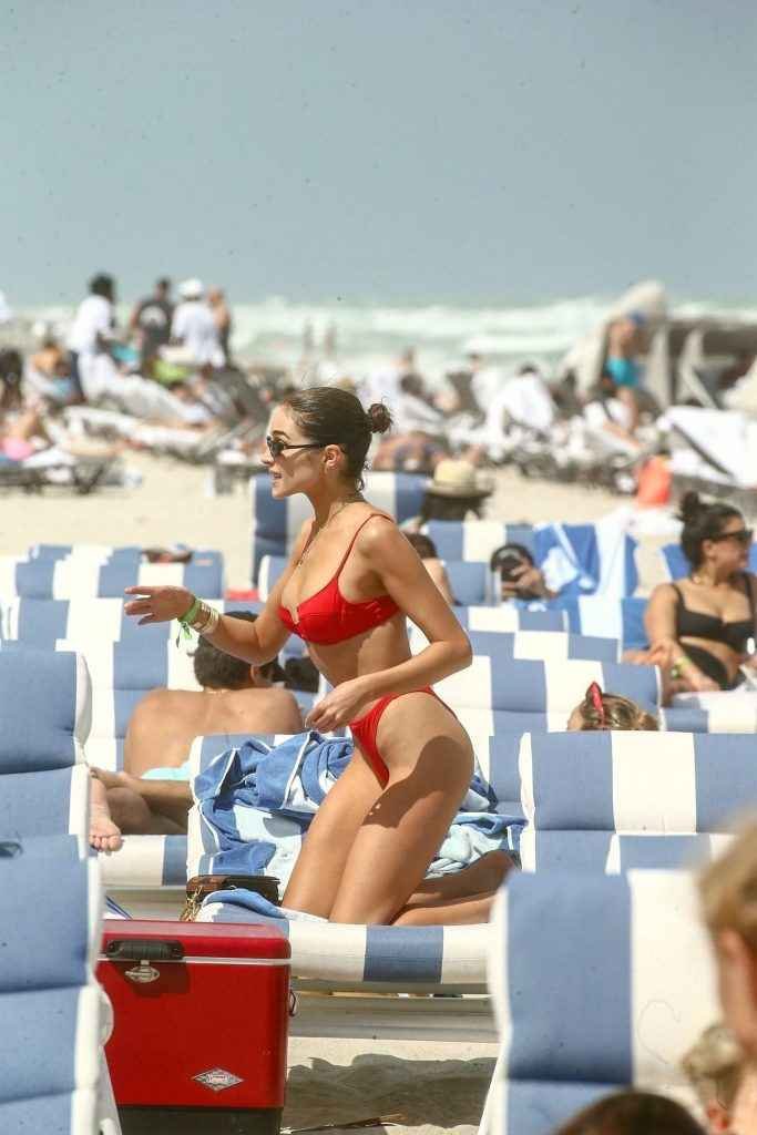 Olivia Culpo et Devon Windsor en bikini à Miami Beach