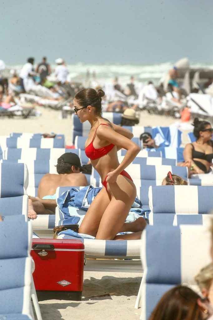 Olivia Culpo et Devon Windsor en bikini à Miami Beach