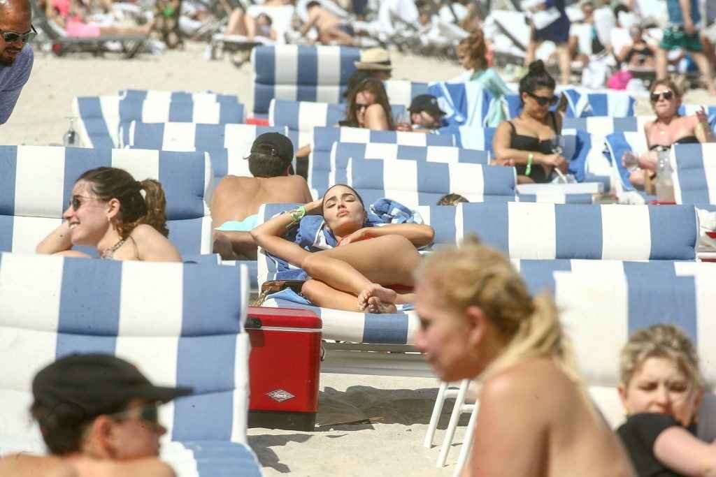 Olivia Culpo et Devon Windsor en bikini à Miami Beach