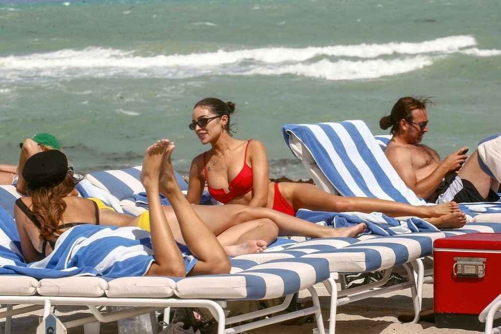 Olivia Culpo et Devon Windsor en bikini à Miami Beach