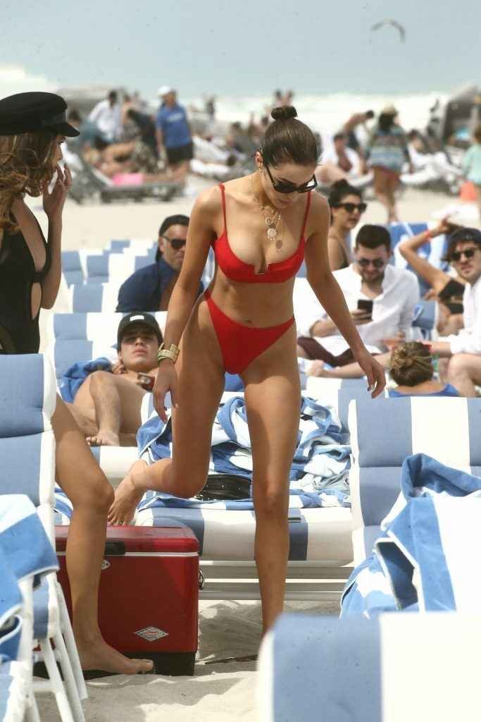 Olivia Culpo et Devon Windsor en bikini à Miami Beach