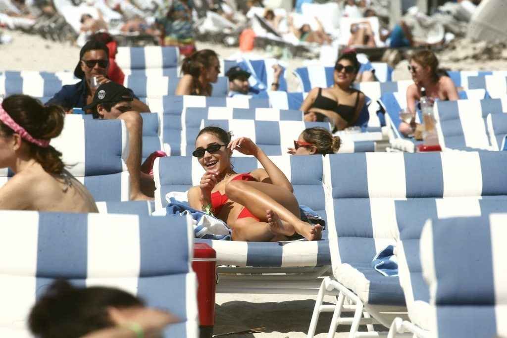 Olivia Culpo et Devon Windsor en bikini à Miami Beach