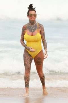 Jemma Lucy en maillot de bain à Sydney