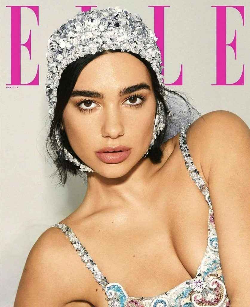 Dua Lipa pose dans Elle