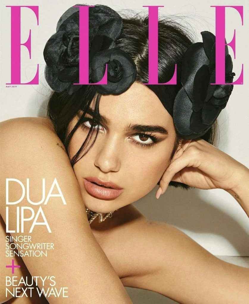 Dua Lipa pose dans Elle