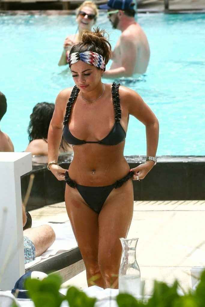 Courtney Green en bikini à Miami Beach