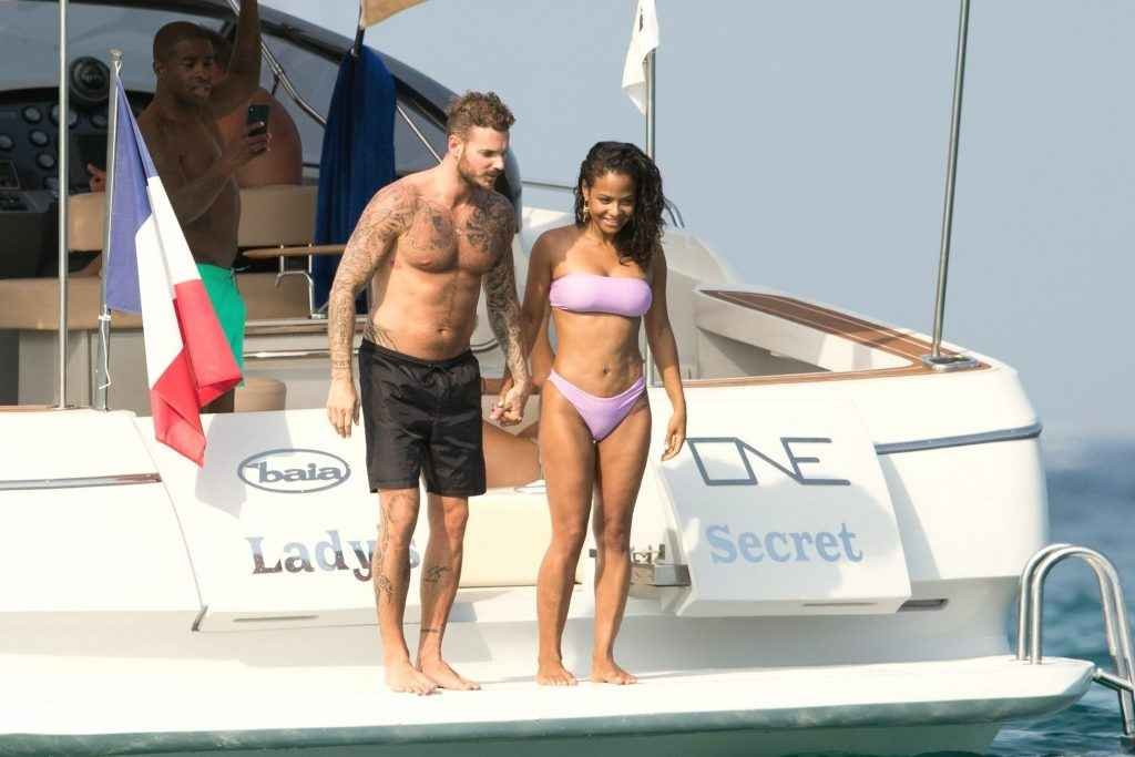 Christina Milian en bikini en France