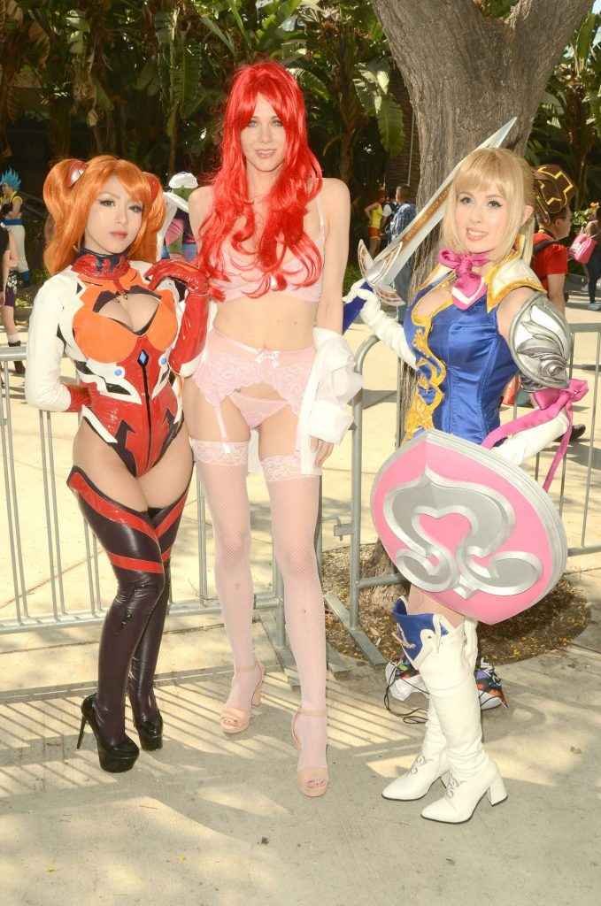 Maitland Ward en petite culotte à l'Anime Expo de Los Angeles