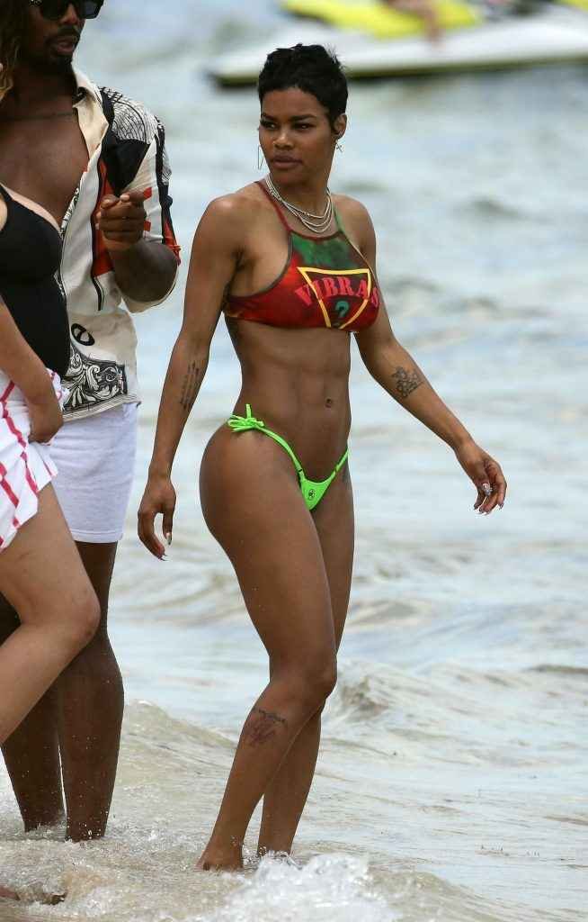 Teyana Taylor en bikini à Miami Beach