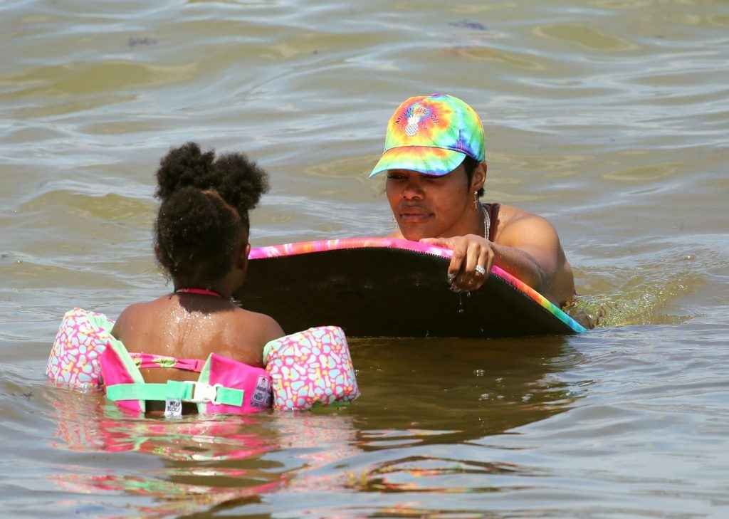 Teyana Taylor en bikini à Miami Beach