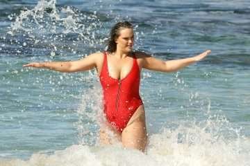 Sophia Brennan en maillot de bain à Sydney