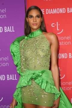 Cindy Bruna exhibe ses seins aux 5eme Diamond Ball à New-York