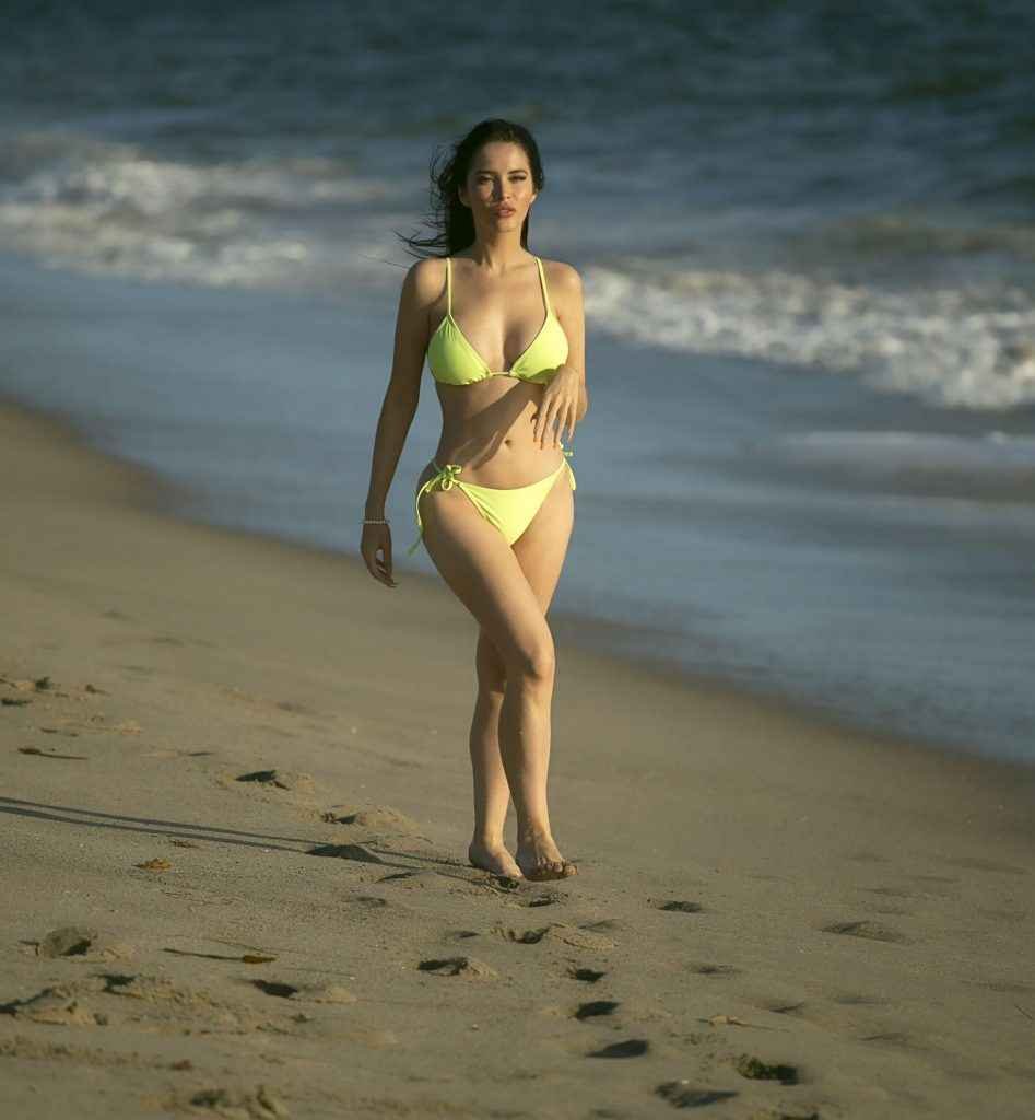 Claudia Alende en bikini à Malibu