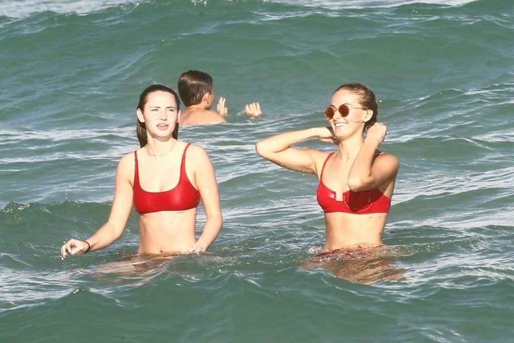 Lauren Ashley et Selena Weber en bikini à Miami