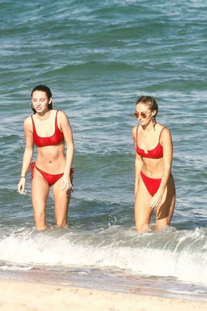 Lauren Ashley et Selena Weber en bikini à Miami