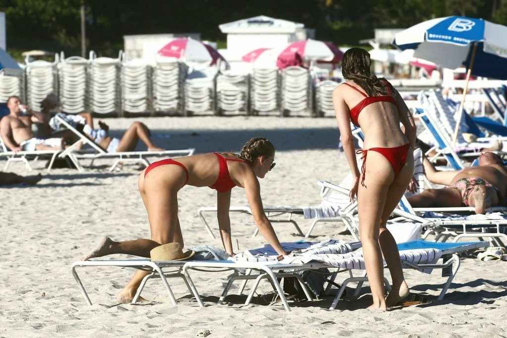 Lauren Ashley et Selena Weber en bikini à Miami