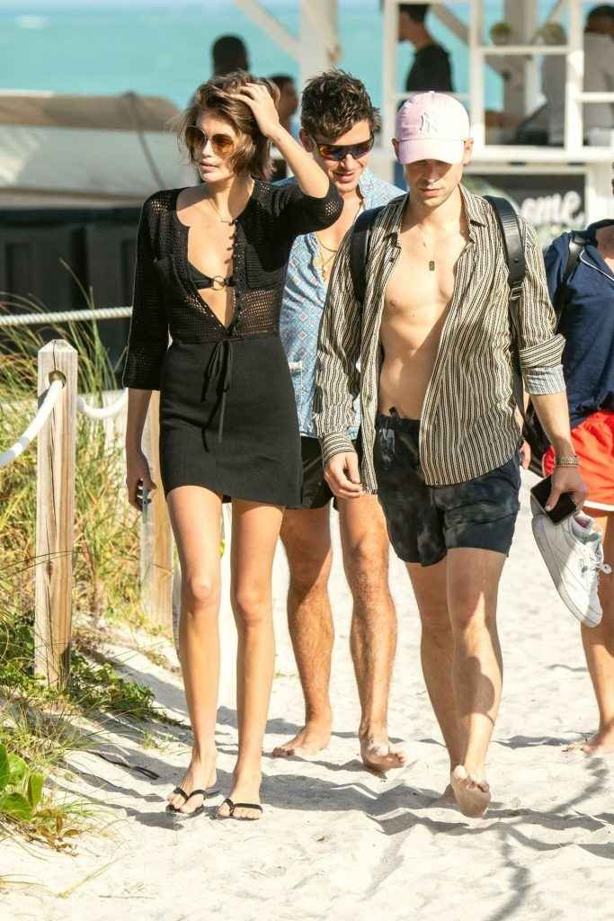 Kaia Gerber en bikini à Miami