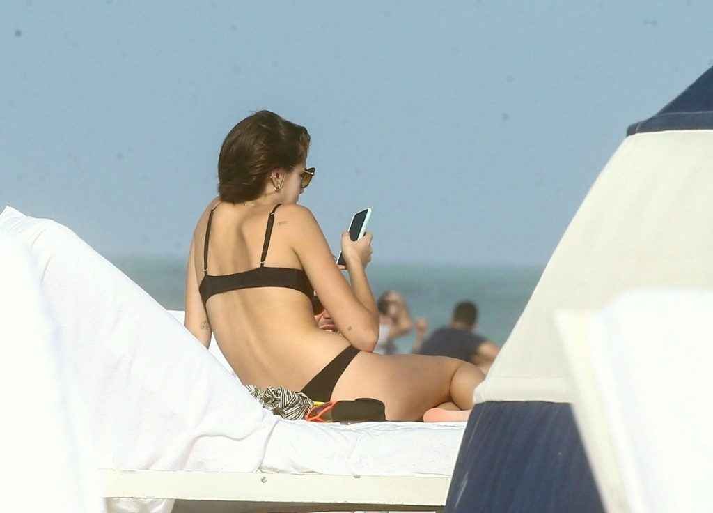 Kaia Gerber en bikini à Miami