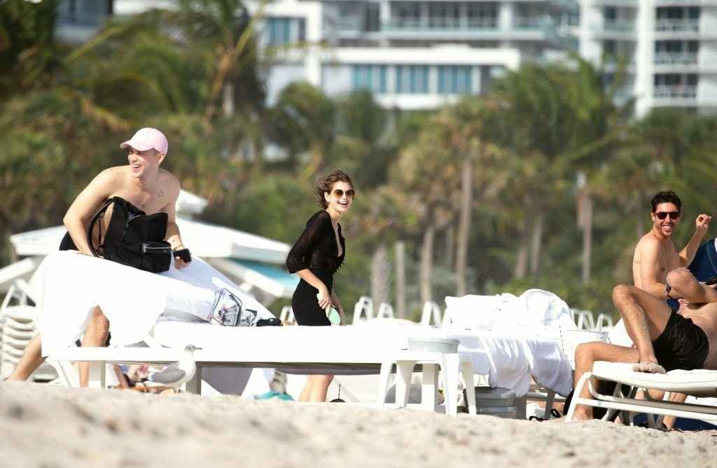 Kaia Gerber en bikini à Miami