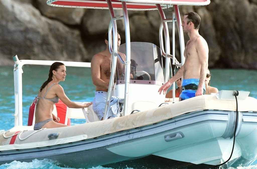 Pippa Middleton en bikini à Saint-Barthélémy