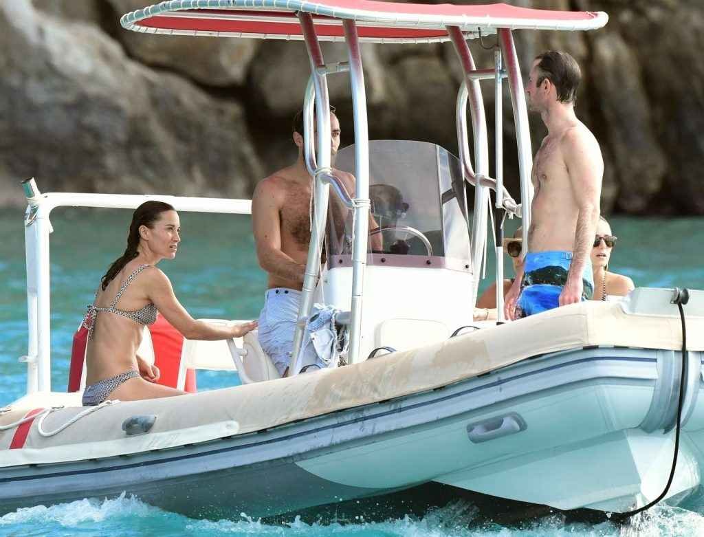 Pippa Middleton en bikini à Saint-Barthélémy