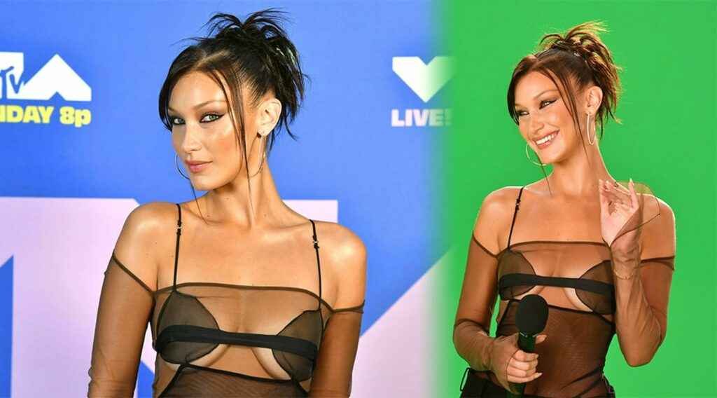 On voit les seins de Bella Hadid aux MTV VMA