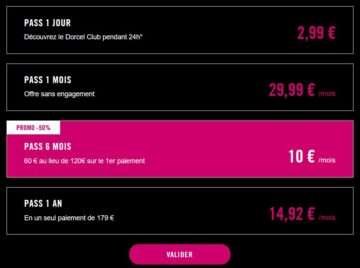 Dorcel fait -50% sur son pass 6 mois !