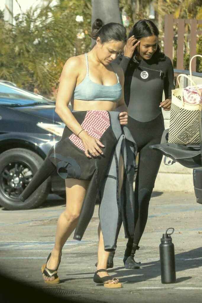 Michelle Rodriguez en bikini à Malibu