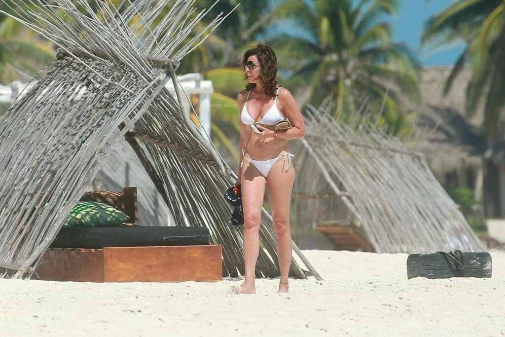 Luann de Lesseps en bikini à Tulum