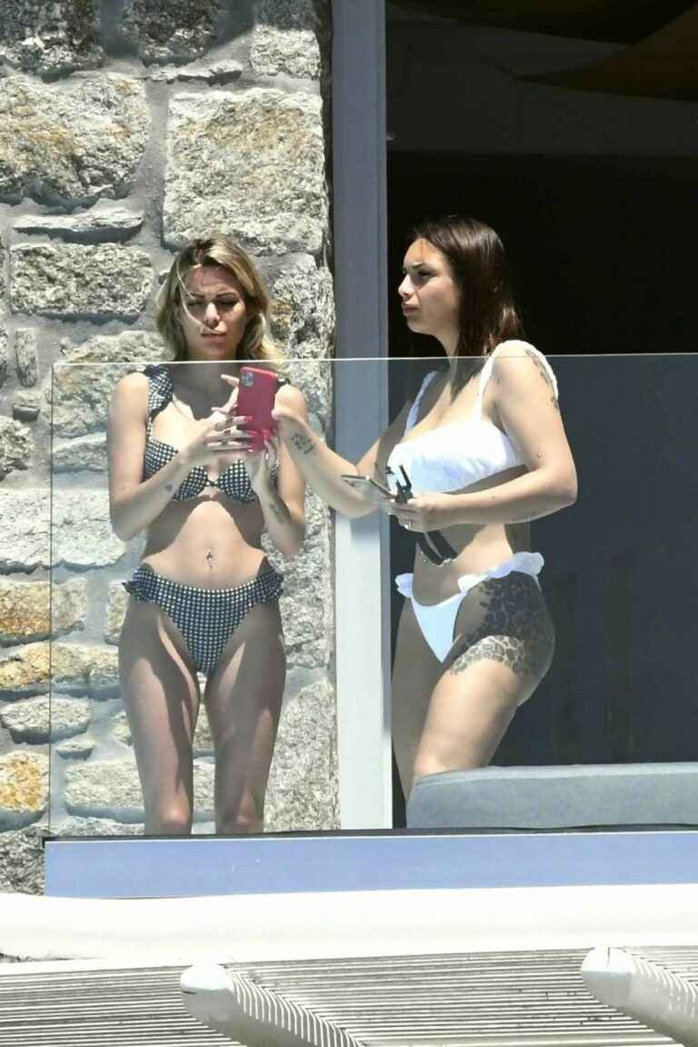 Elettra Lamborghini et Ludovica Pagani en bikini