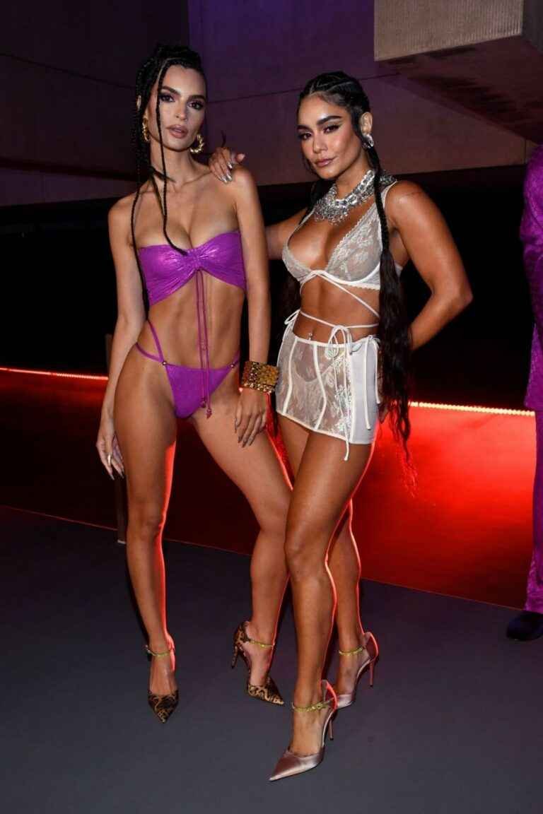 Vanessa Hudgens et Emily Ratajkowski en lingerie sexy