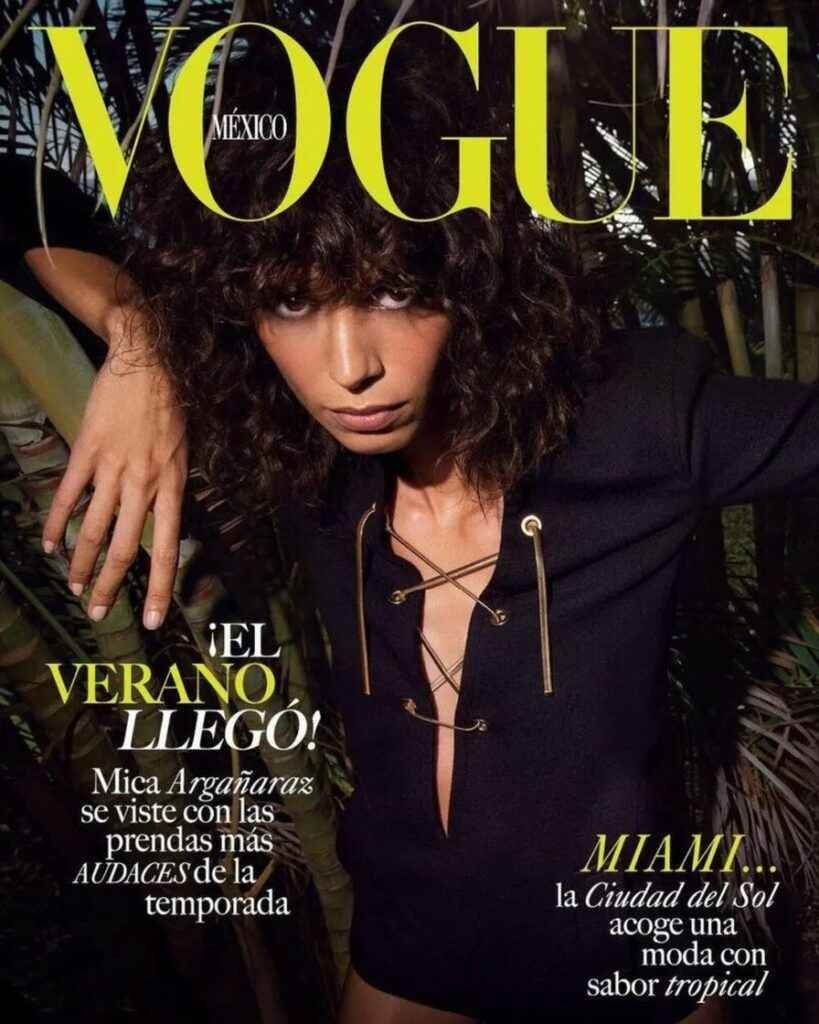 Mica Arganaraz super sexy dans Vogue Mexique