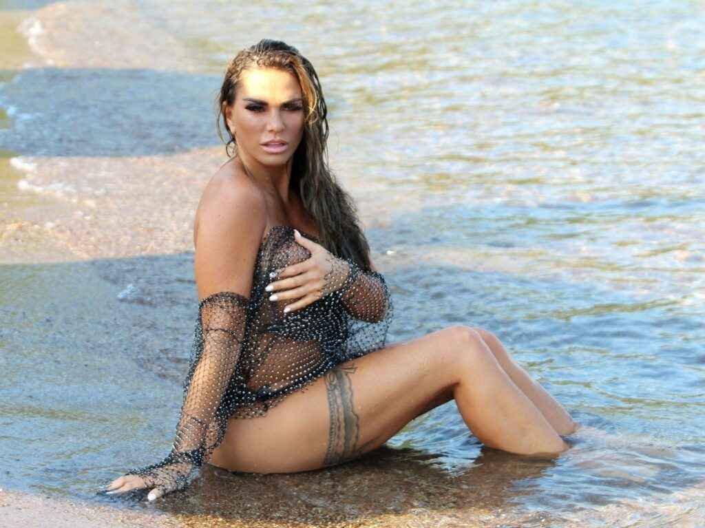 Katie Price en shooting