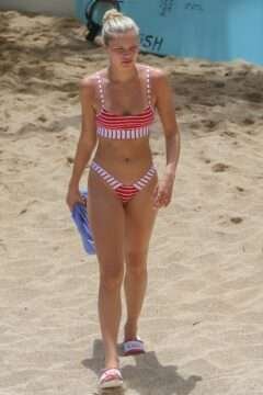 Josie Canseco a été aperçue sur la plage