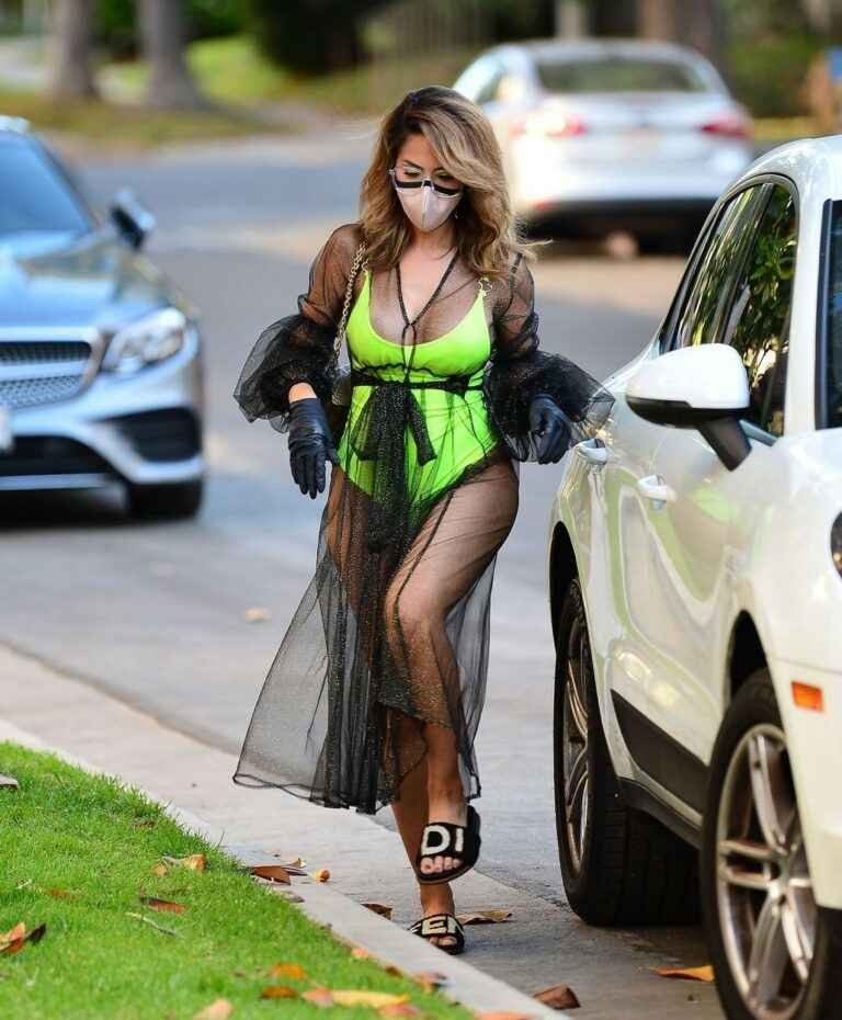 Farrah Abraham avec son masque