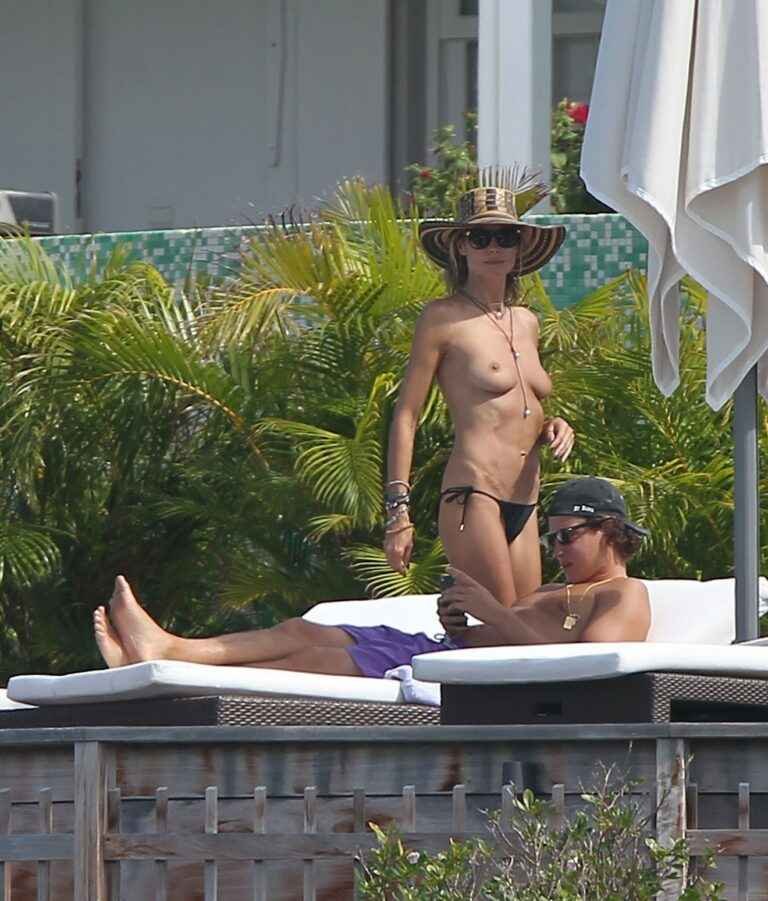 Heidi Klum montre ses seins !