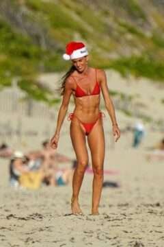 Izabel Goulart Sexy Santa