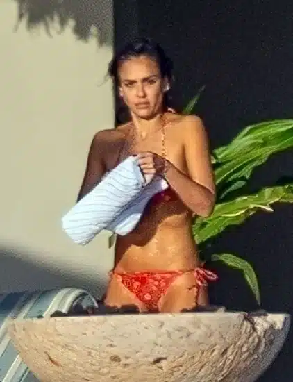 Jessica Alba en bikini