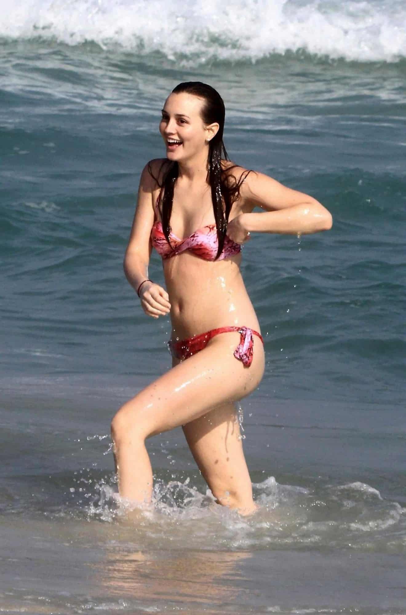 La sexy Leighton Meester en bikini